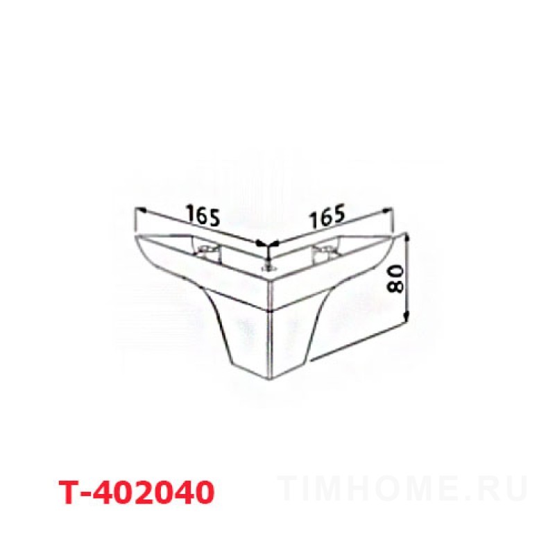 Опора для мягкой мебели T-400304-T-400307; T-400885; T-402040-T-402041